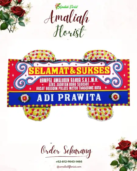 Papan Bunga Ucapan Selamat Sumberan